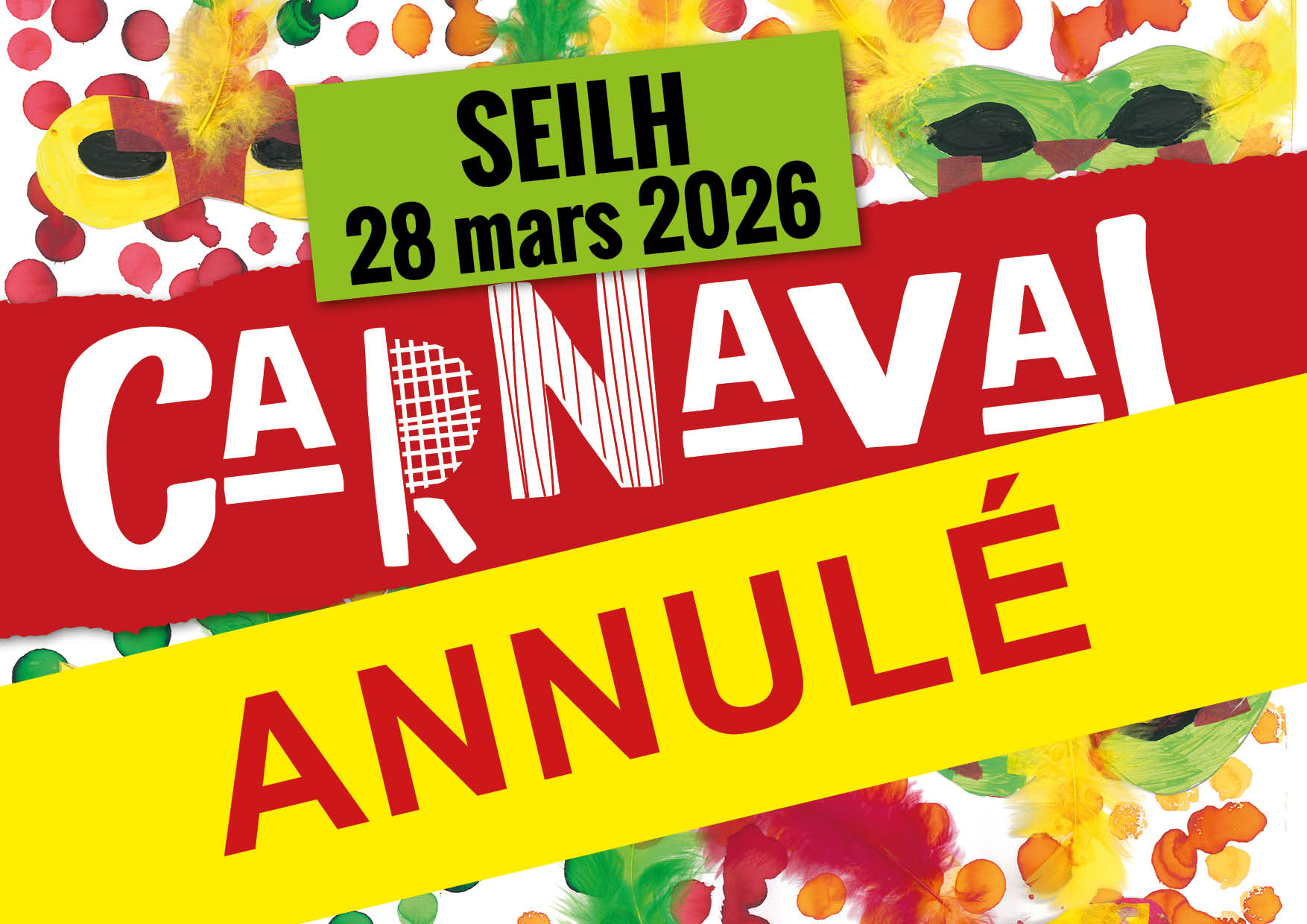 banniere carnaval ANNULE