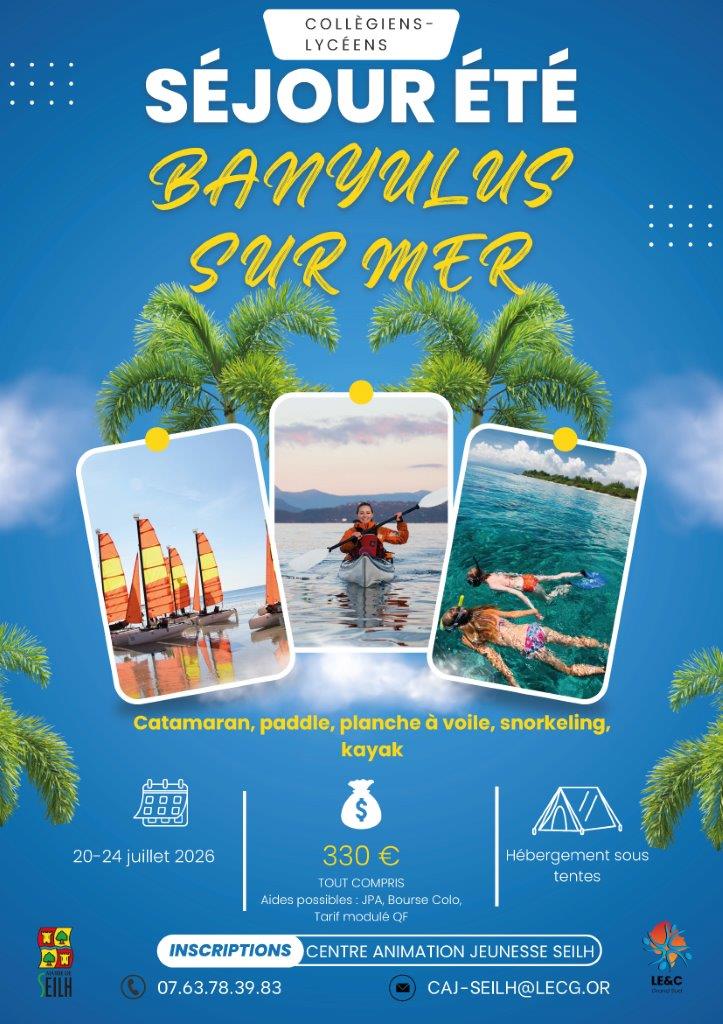 affiche sejours ete ADOS